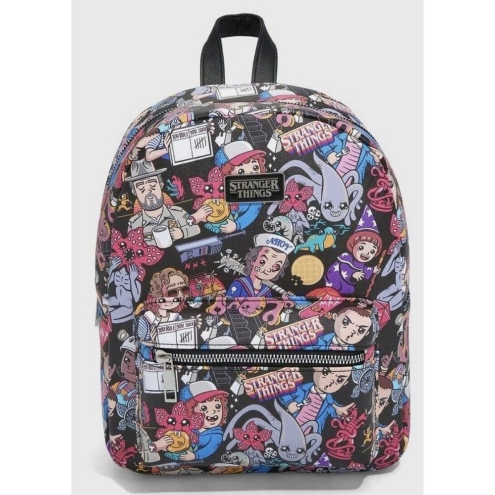 Bioworld Netflix Stranger Things Chibi Mini Backpack and WALLET New
